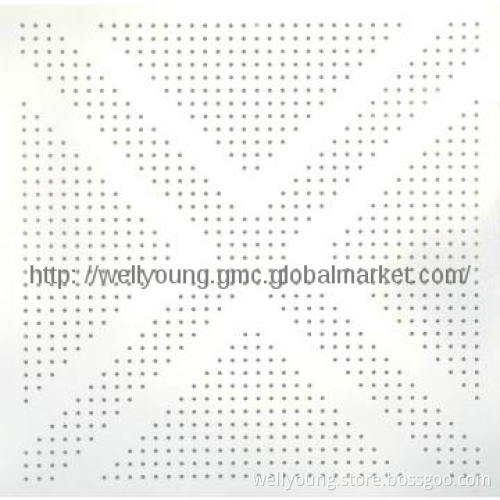 perforated gypsum acoustic board